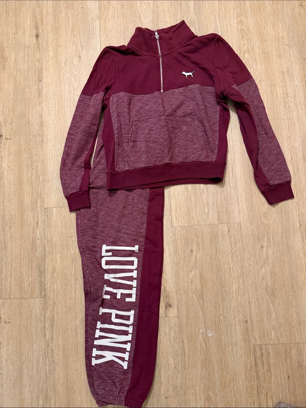 Pink sweater and joggers set